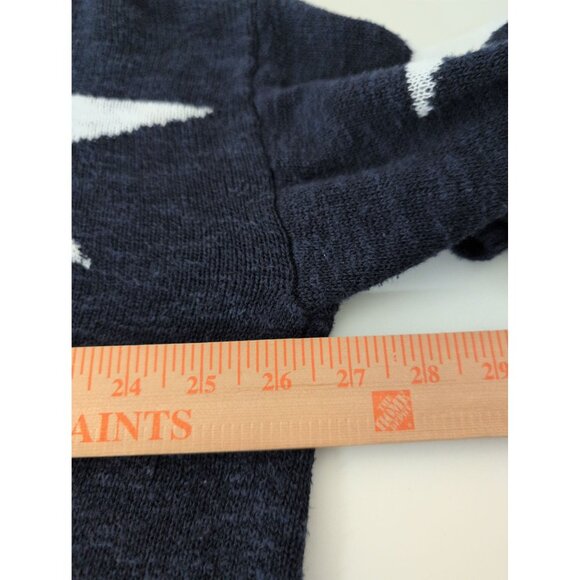 Cato Star Sweater Womens Size 18/20W Blue Bell Sleeve Cotton Blend Knit Pullover - Picture 10 of 11